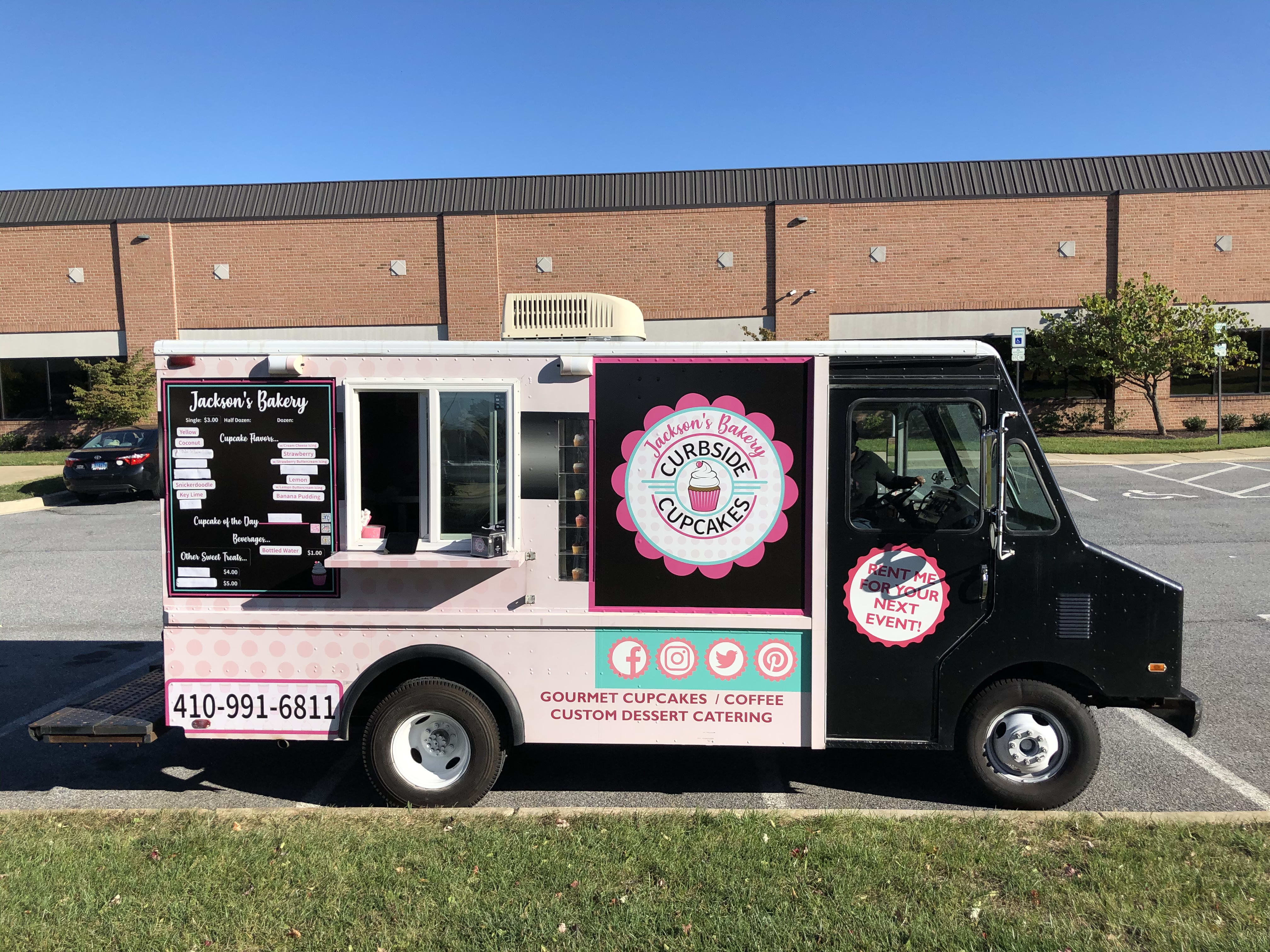 Best Food Trucks Jackson's Bakery Curbside Cupcakes
