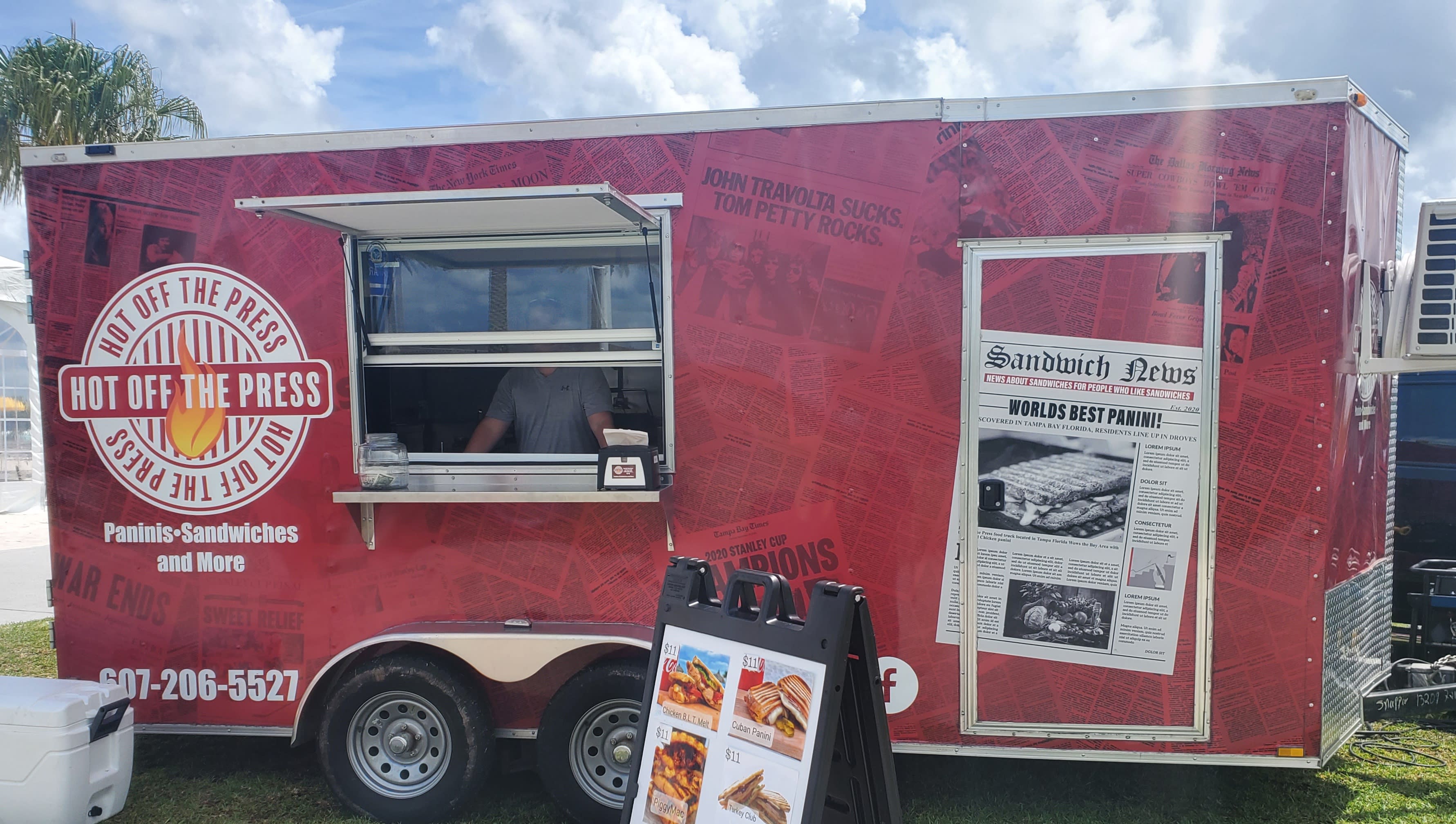 Best Food Trucks | Hot Off the Press - menu