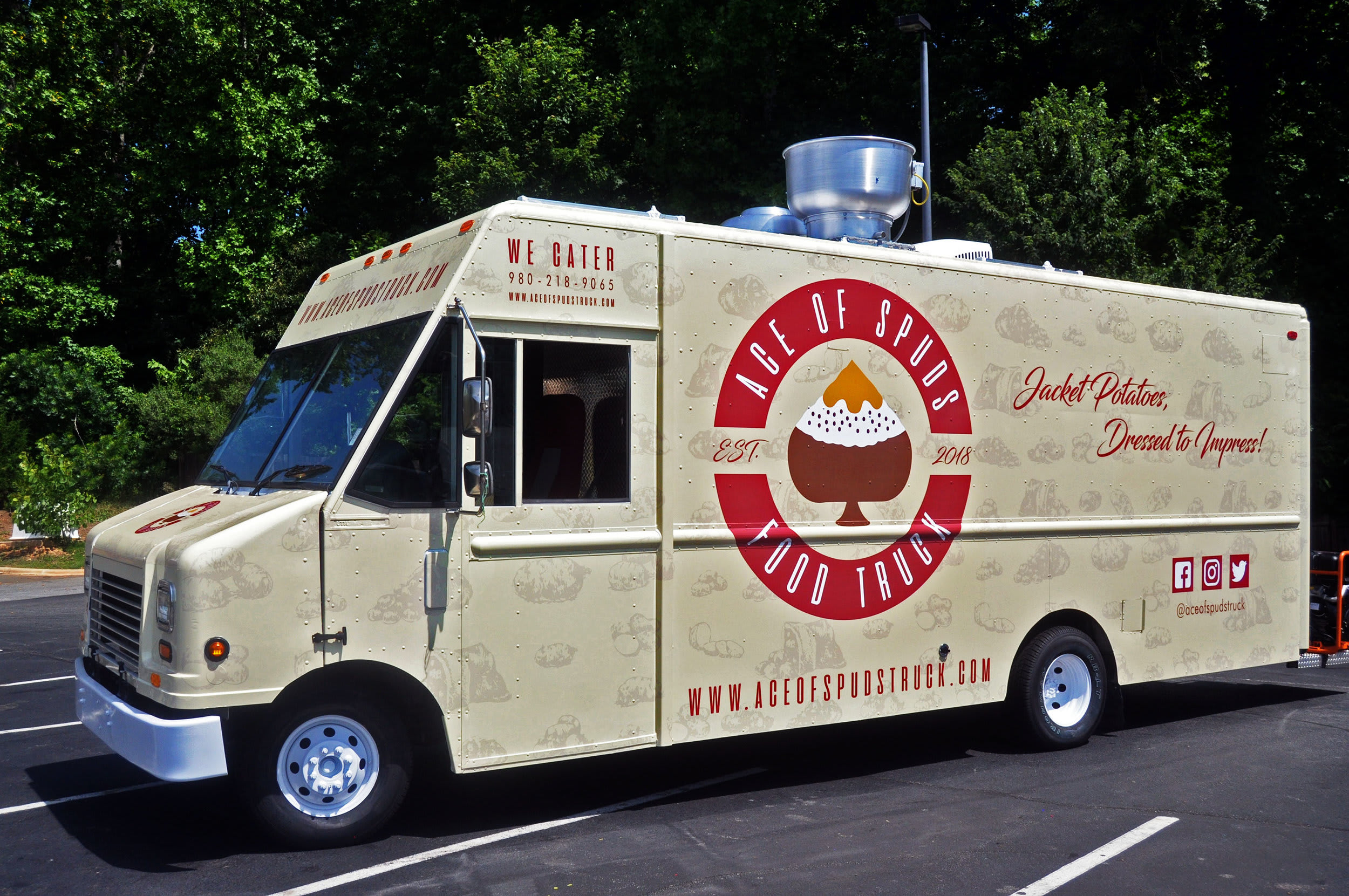 Best Food Trucks Ace of Spuds menu