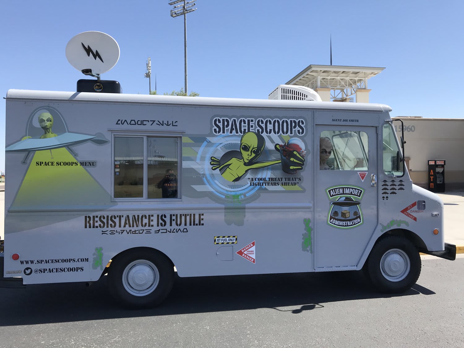 Best Food Trucks Space Scoops menu