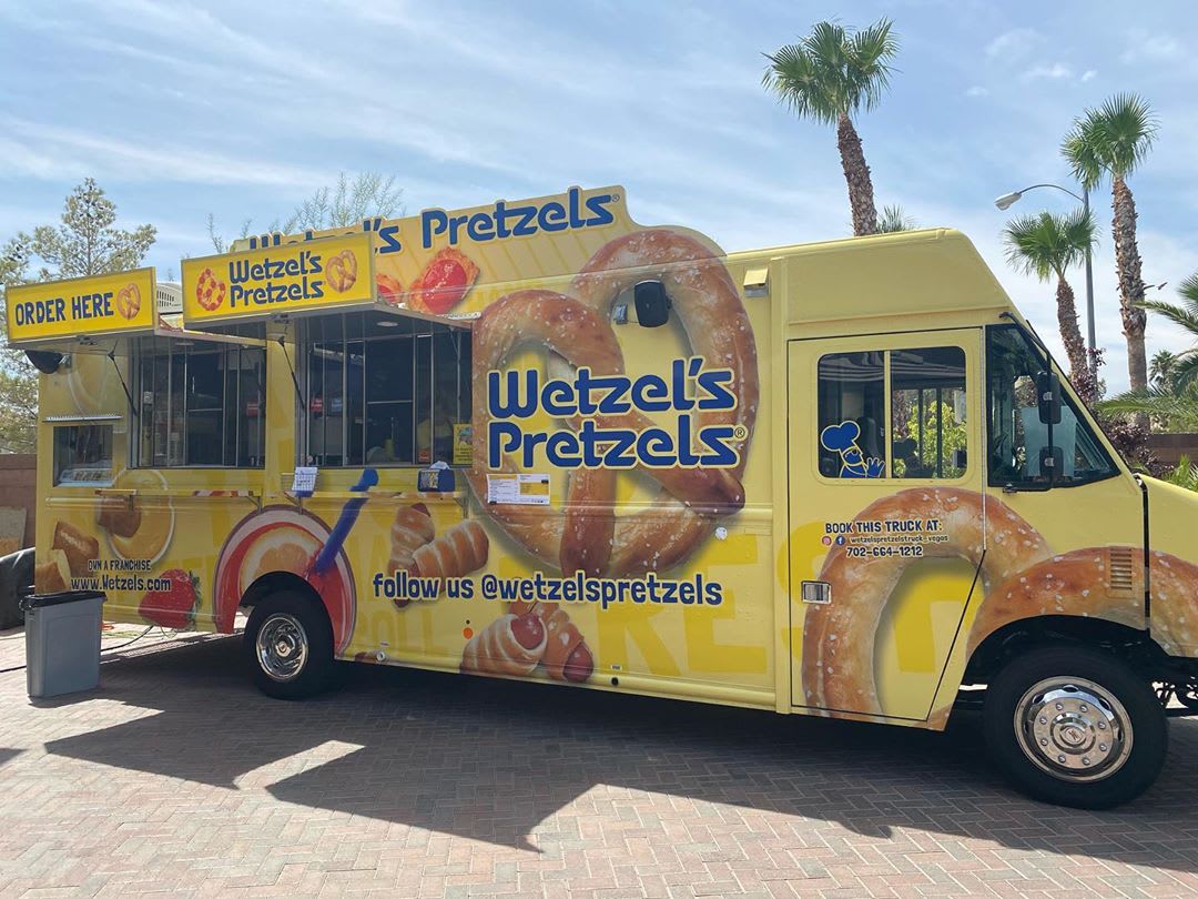 Best Food Trucks Wetzel's Pretzels Food Truck Las Vegas