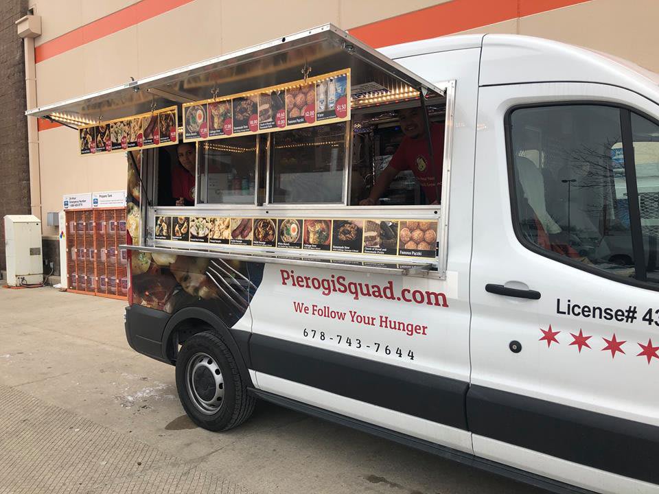 Best Food Trucks Pierogi Squad menu