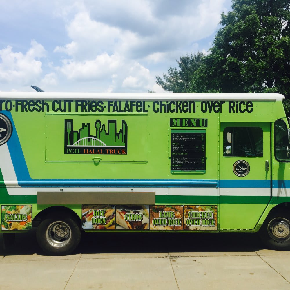 Best Food Trucks PGH Halal Truck menu