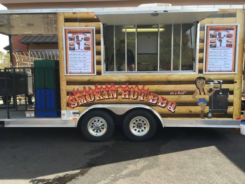 Best Food Trucks Smokin' Hot BBQ menu