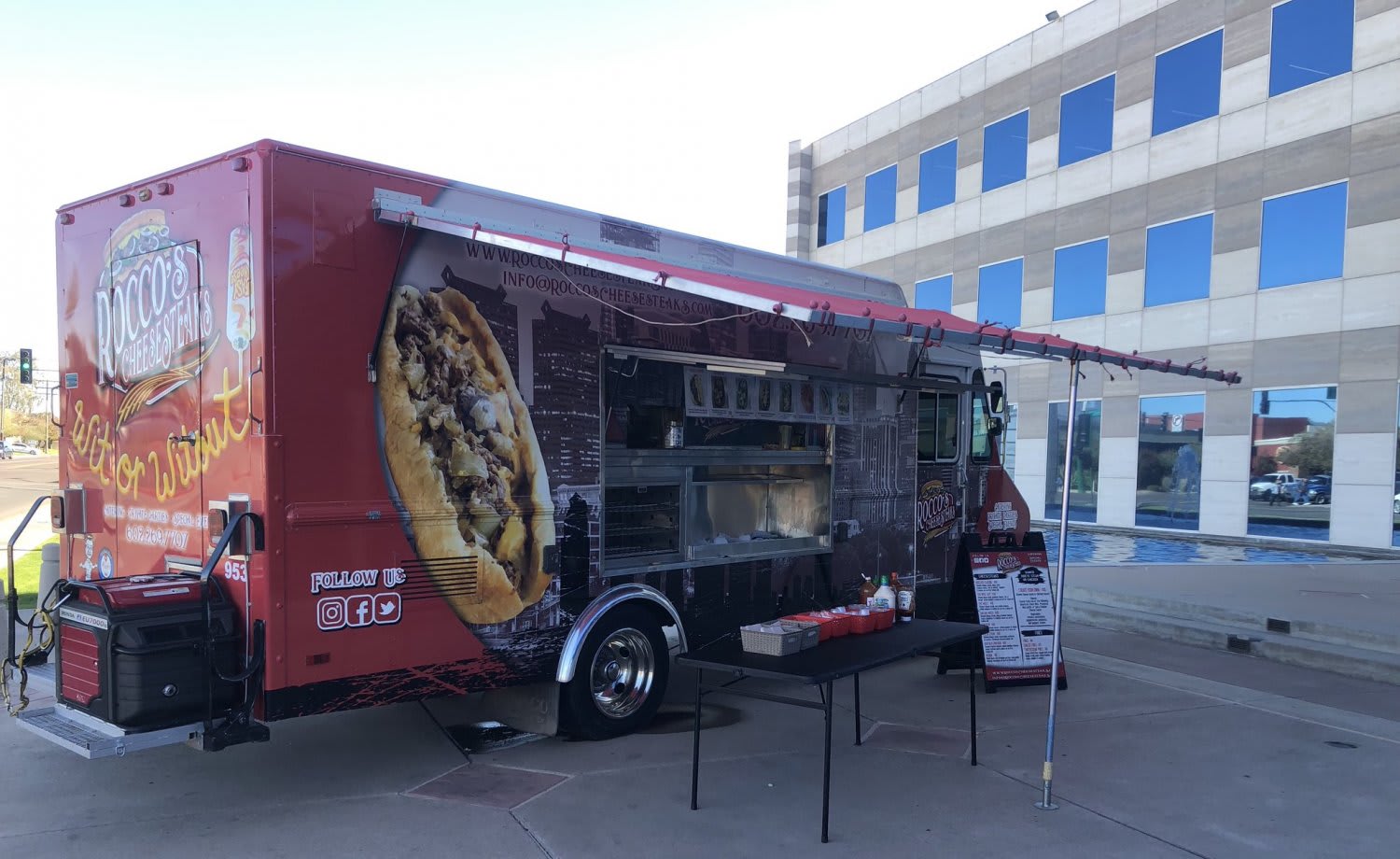 Best Food Trucks Rocco's Cheesesteaks menu