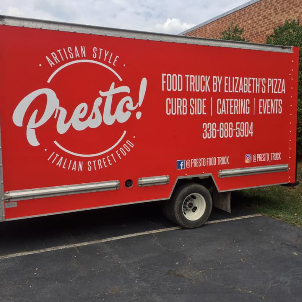 Best Food Trucks Presto Italian Food Truck menu