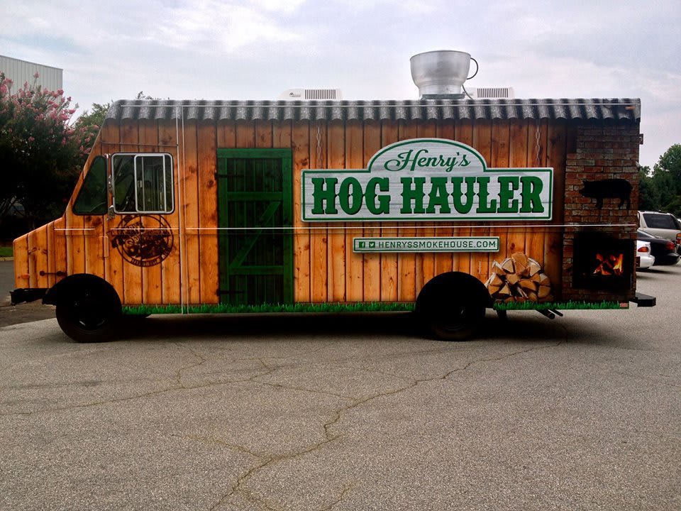 Best Food Trucks Henry's Hog Hauler menu