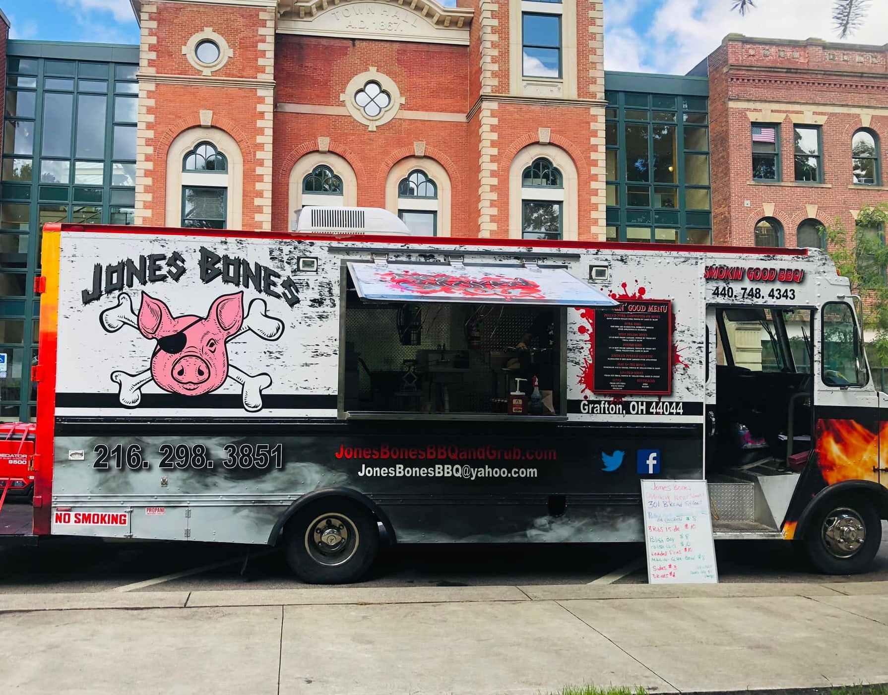 Best Food Trucks Jones Bones BBQ menu