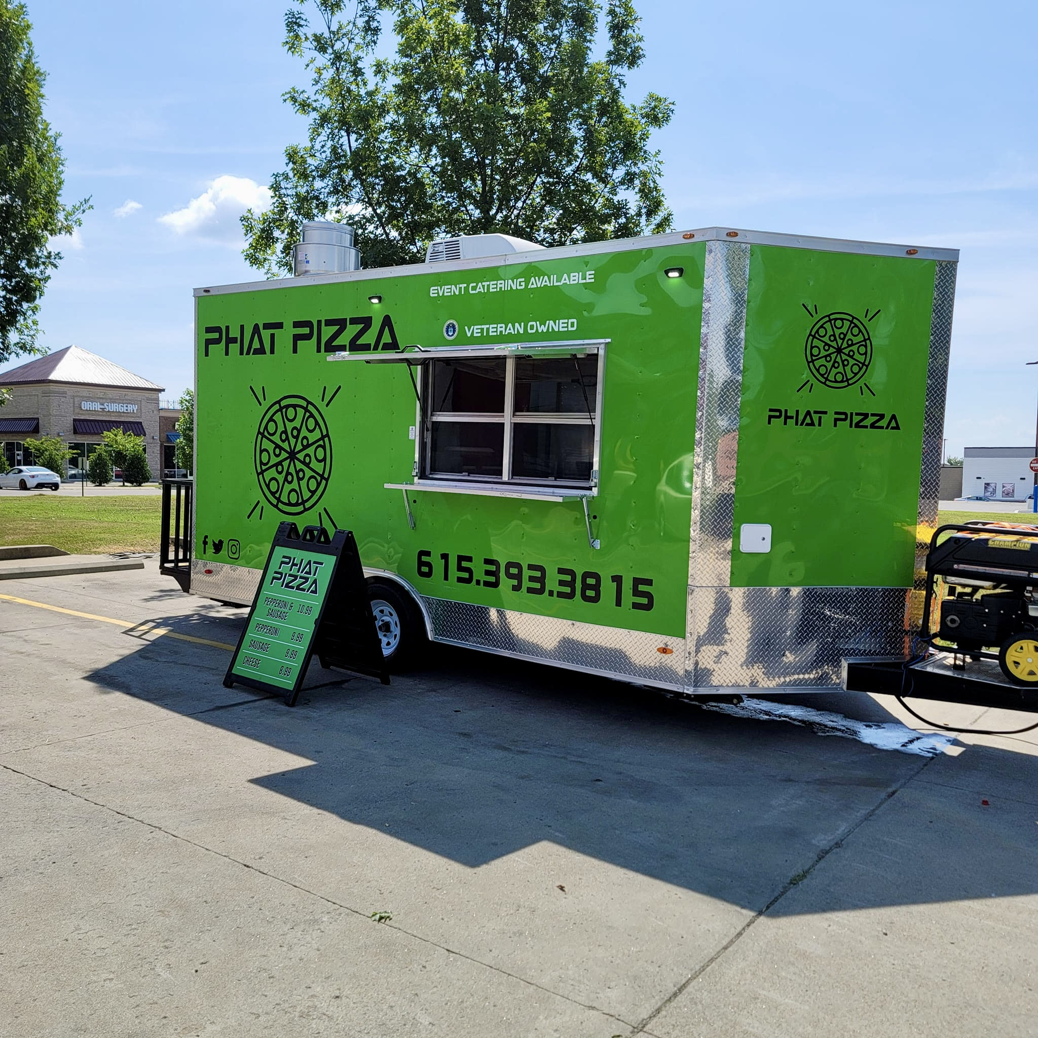 Best Food Trucks | PHAT PIZZA - menu