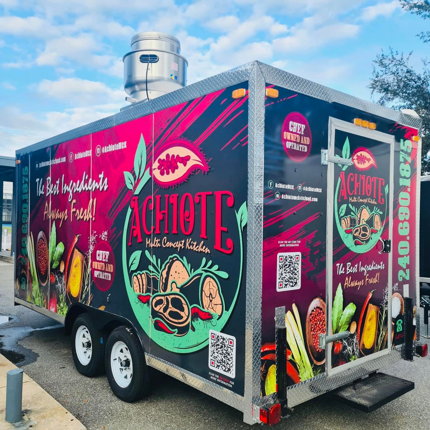 Best Food Trucks Achiote MCK menu