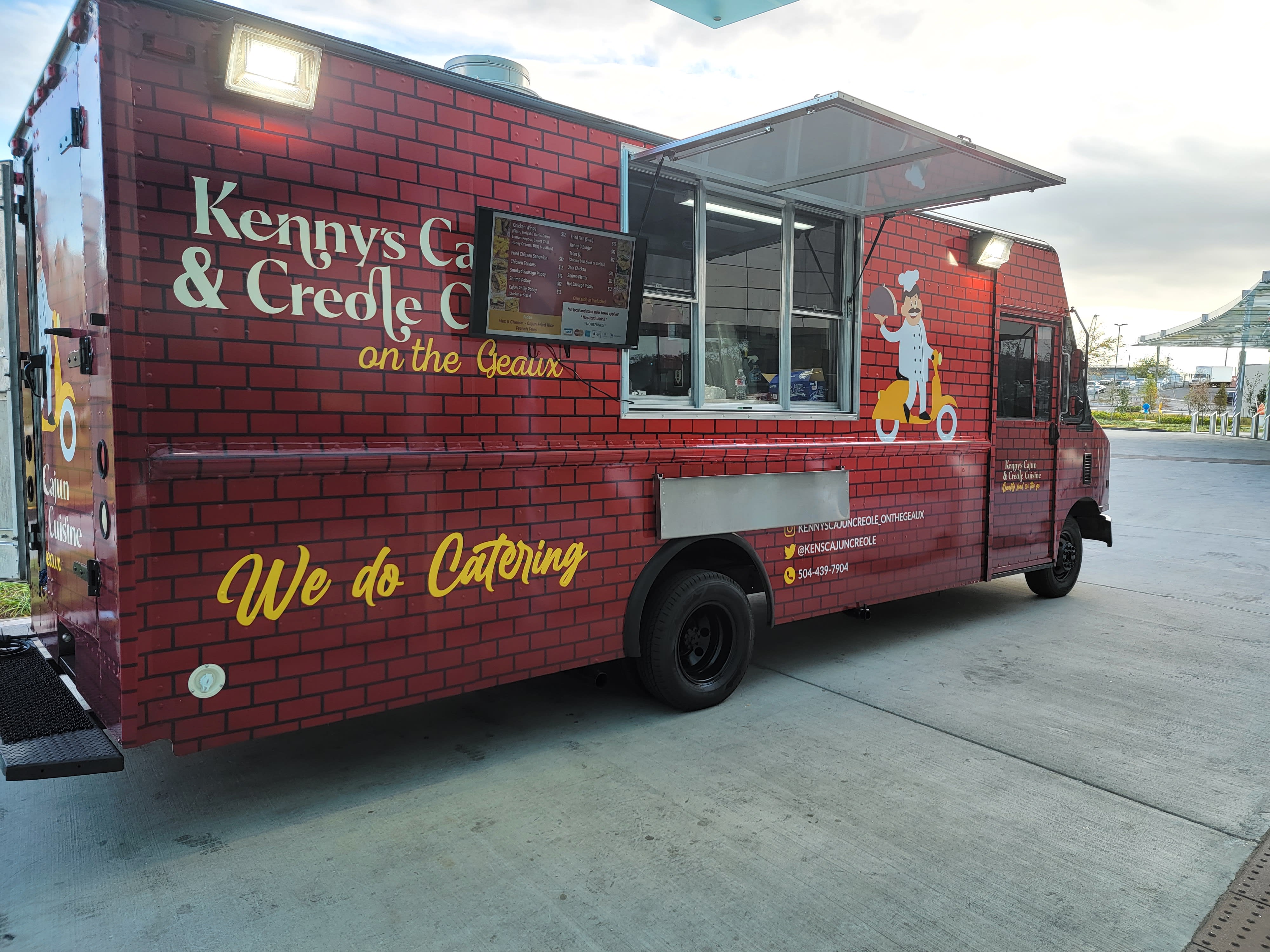 Best Food Trucks Kenny's Cajun & Creole Cuisine on the Geaux - menu