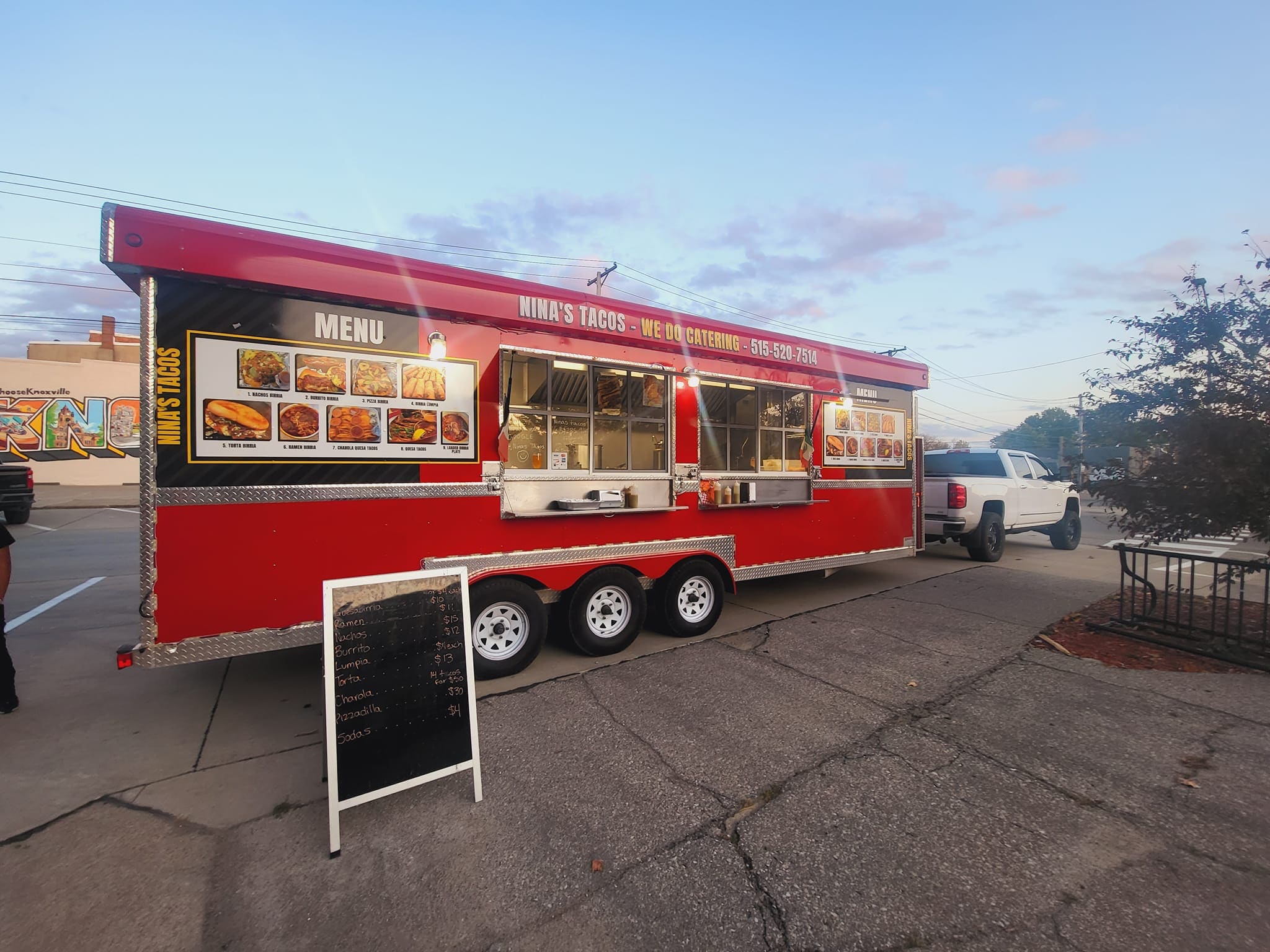 Best Food Trucks Ninas Tacos menu