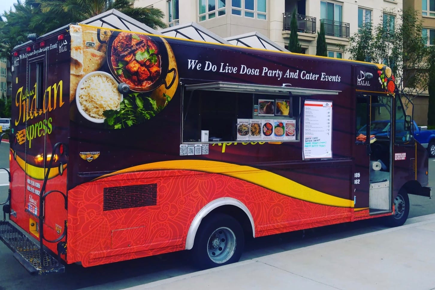 Best Food Trucks Lalkhan's Indian express menu