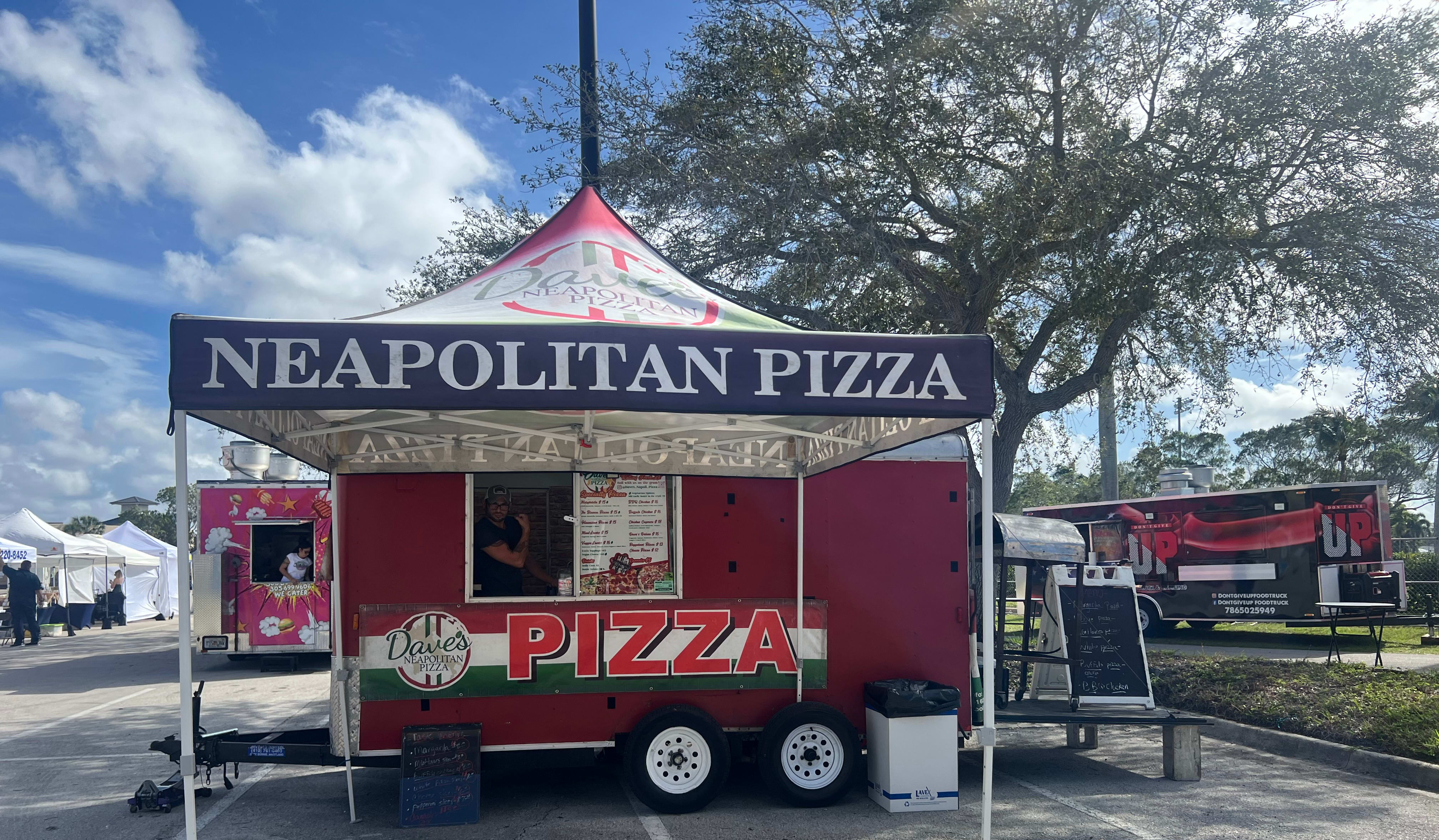Best Food Trucks Dave's Neapolitan pizza menu