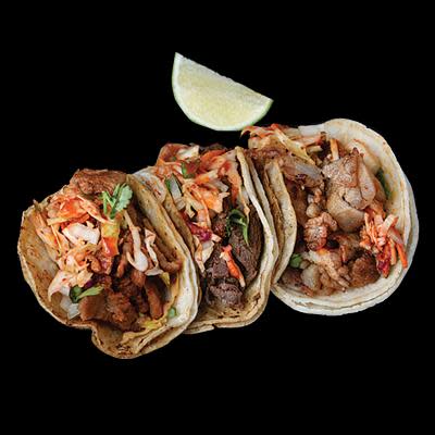 Trio Korean BBQ Tacos