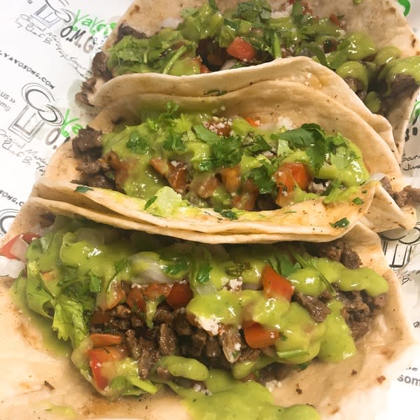 2 Sonora Style Steak Tacos