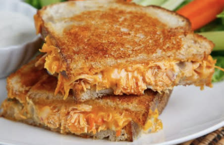 Buffalo Chicken Grilled Cheese 