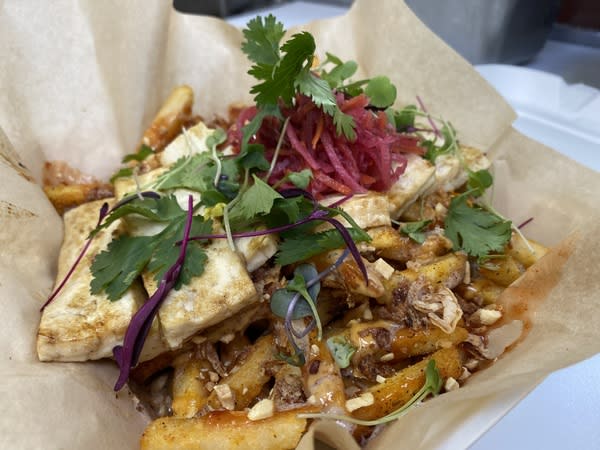 Loaded Tofu Fries