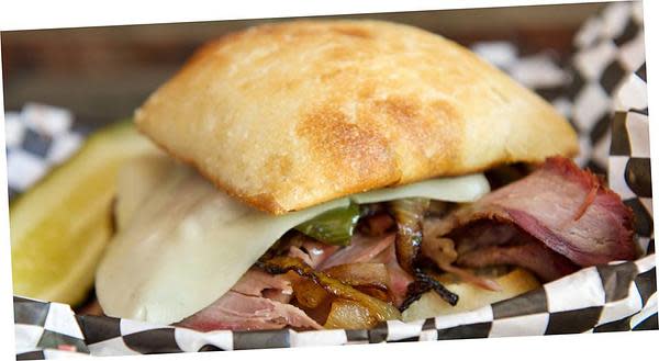Smoked Beef Brisket Sandwich