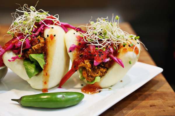 Vegan BBQ Bao