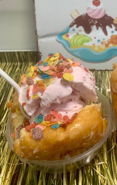 Ice Cream Filled Donuts