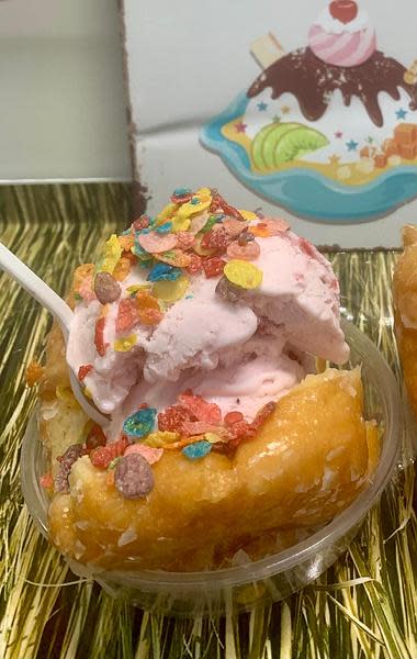 Ice Cream Filled Donuts