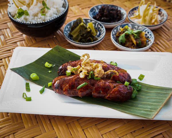 Lao Style Sausage w/ Jasmine Rice