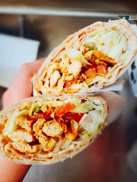 Chicken Skewer Wrap 